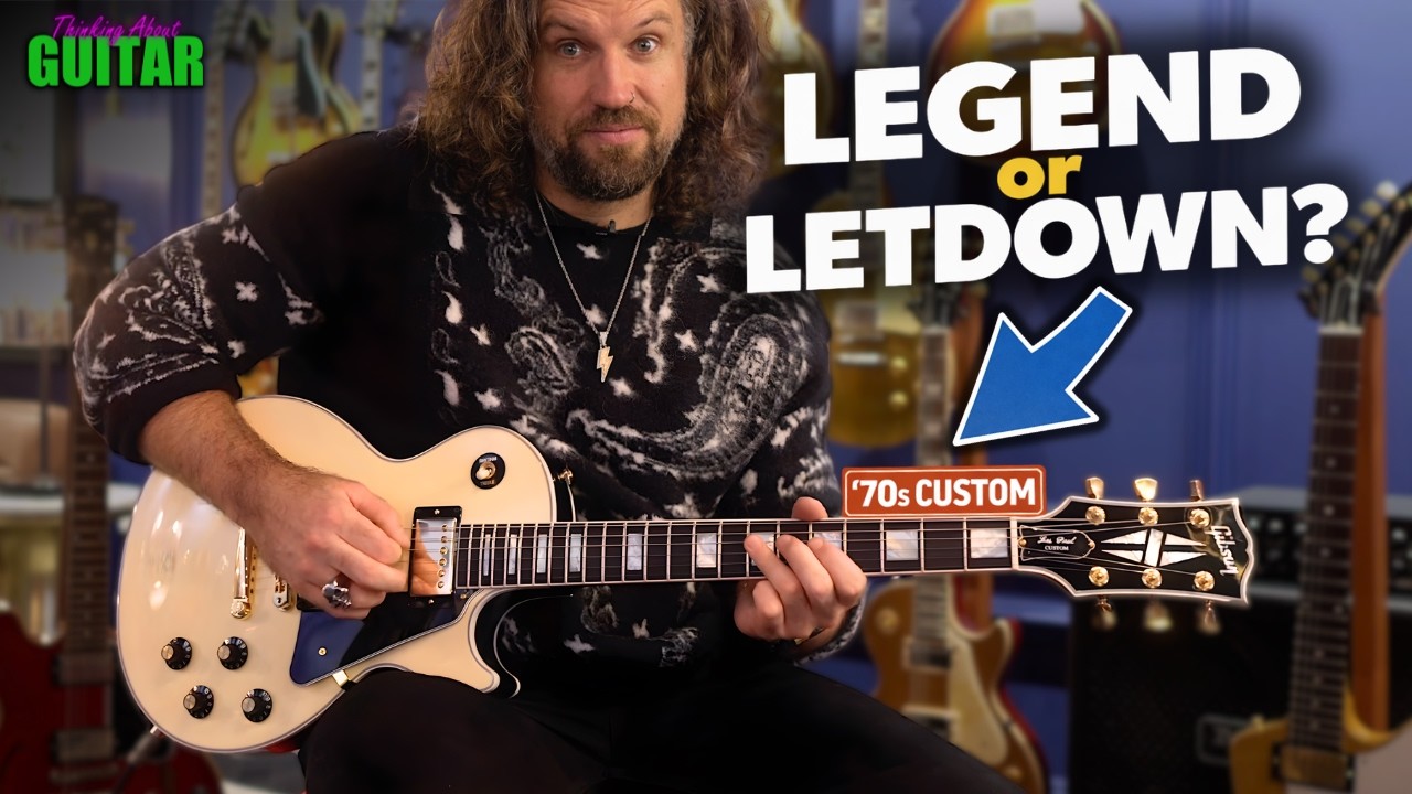Насколько хороша новая гитара Gibson Les Paul Custom ’70s Reissue?