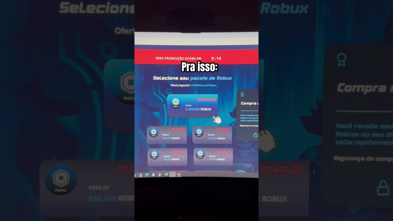 COMO COMPRAR ROBUX MAIS BARATO EM 2025 #roblox #robux