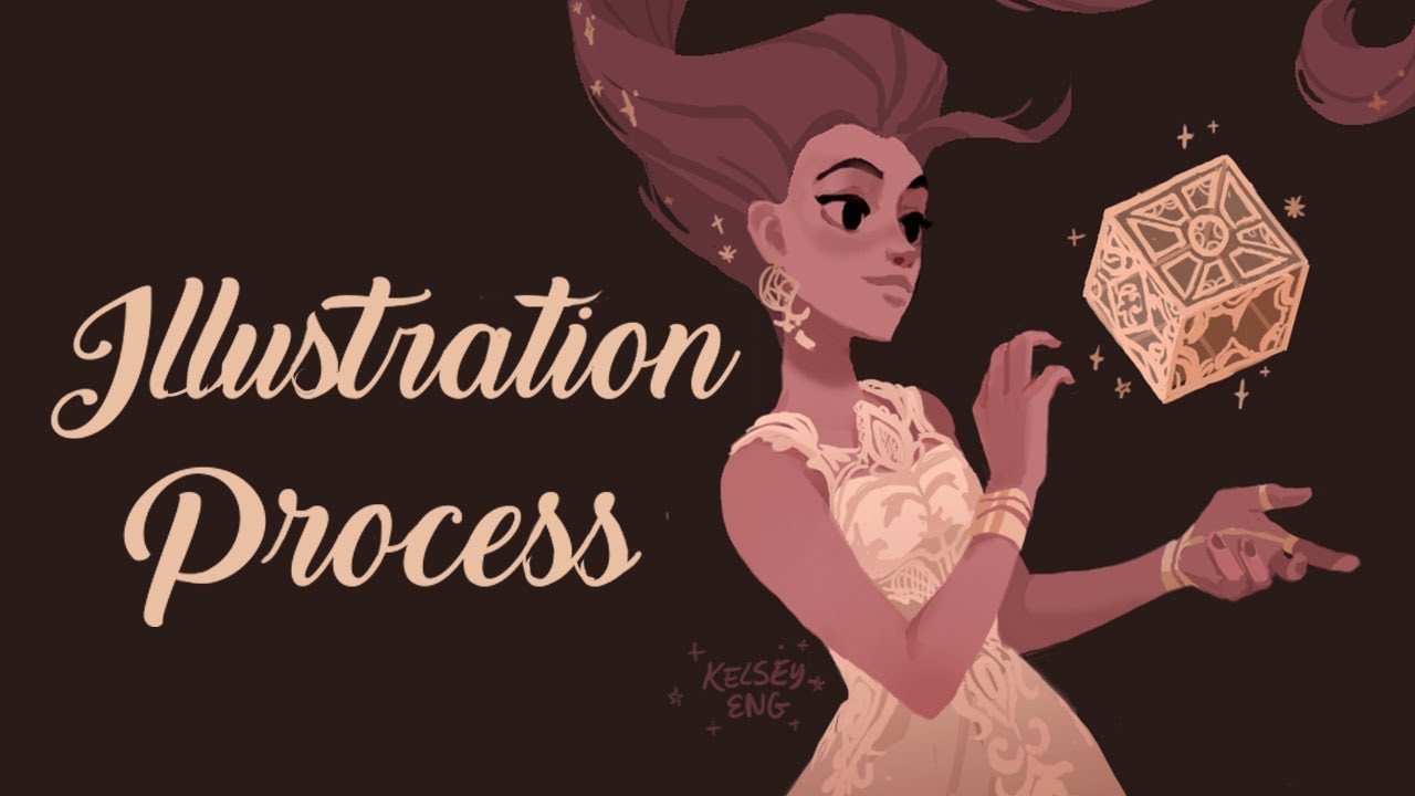 Illustration Process (Digital, Photoshop) - LightBox Expo