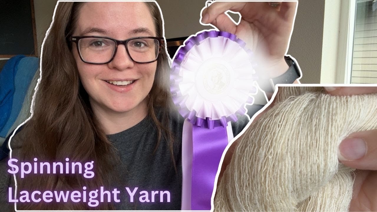 Spinning an (Award Winning?) Fine Laceweight Singles Yarn