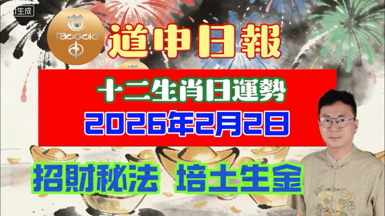道申日報，2026年2月2日，招財秘法，培土生金