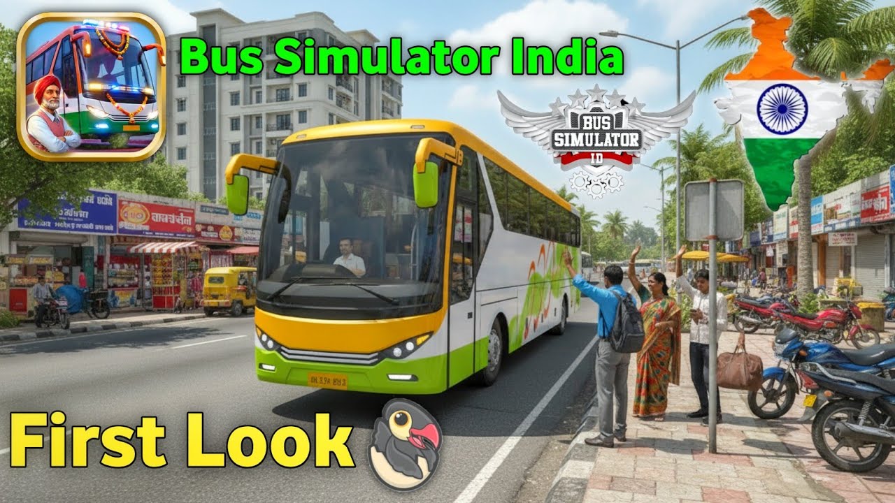 Bus Simulator India New Game First Look 😍 |  Realistic Indian Bus Driving Game 2026 