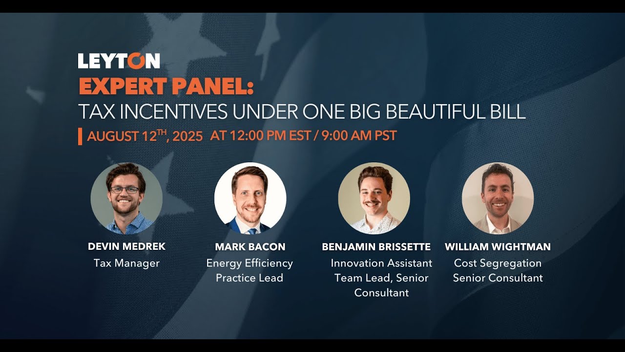 Expert Panel: Tax Incentives Under One Big Beautiful Bill