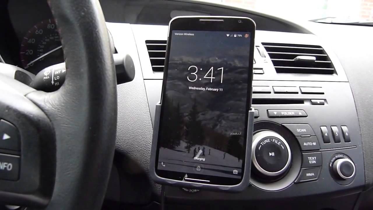 Nexus 6 Qi Car Dock - Wireless Charging