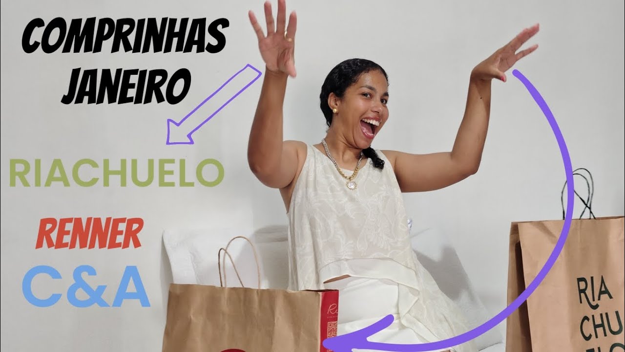 Comprinhas de janeiro Riachuelo Renner C&A, temos desconto aqui pra você sempre 🤗
