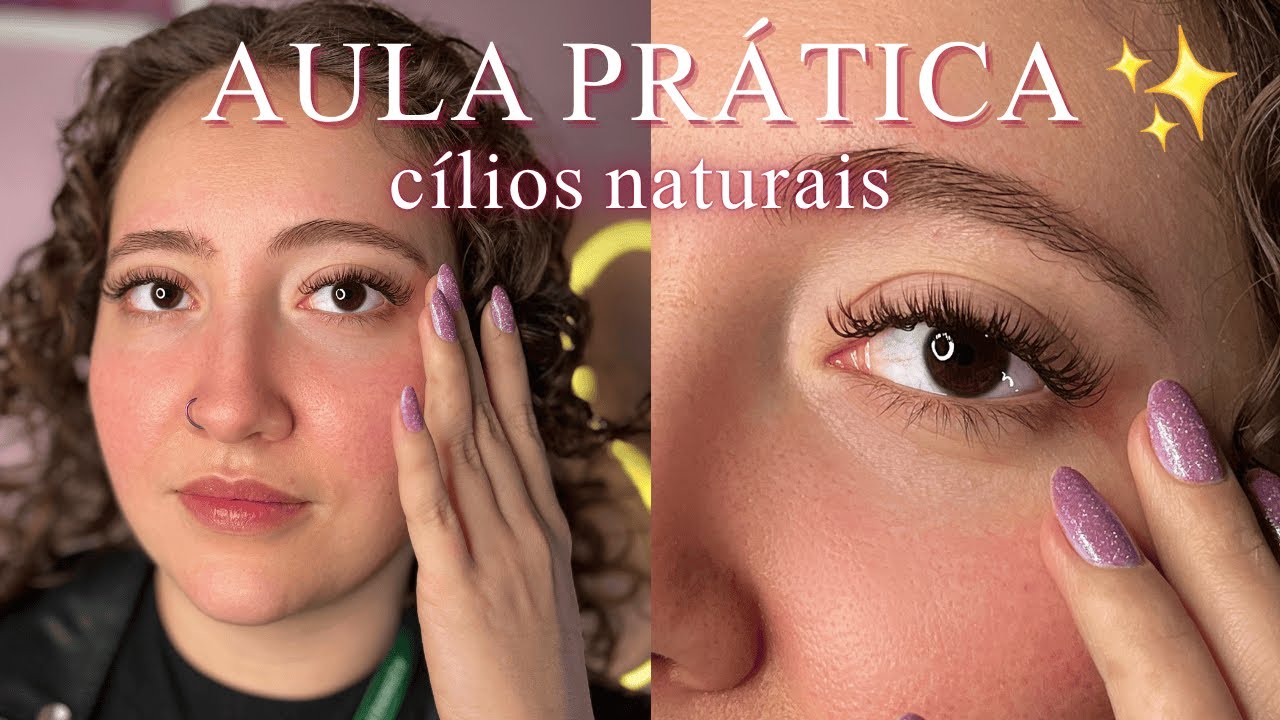 ✅ COMO FAZER UM CÍLIO NATURAL E AUMENTAR SEU CATÁLOGO | Efeito Molhado Castanho Tendência