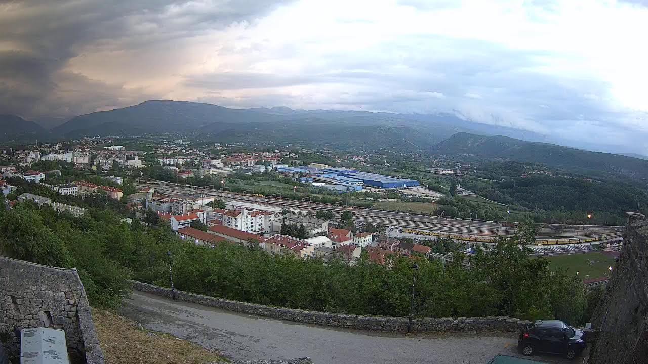 Knin - Croatia live panorama view