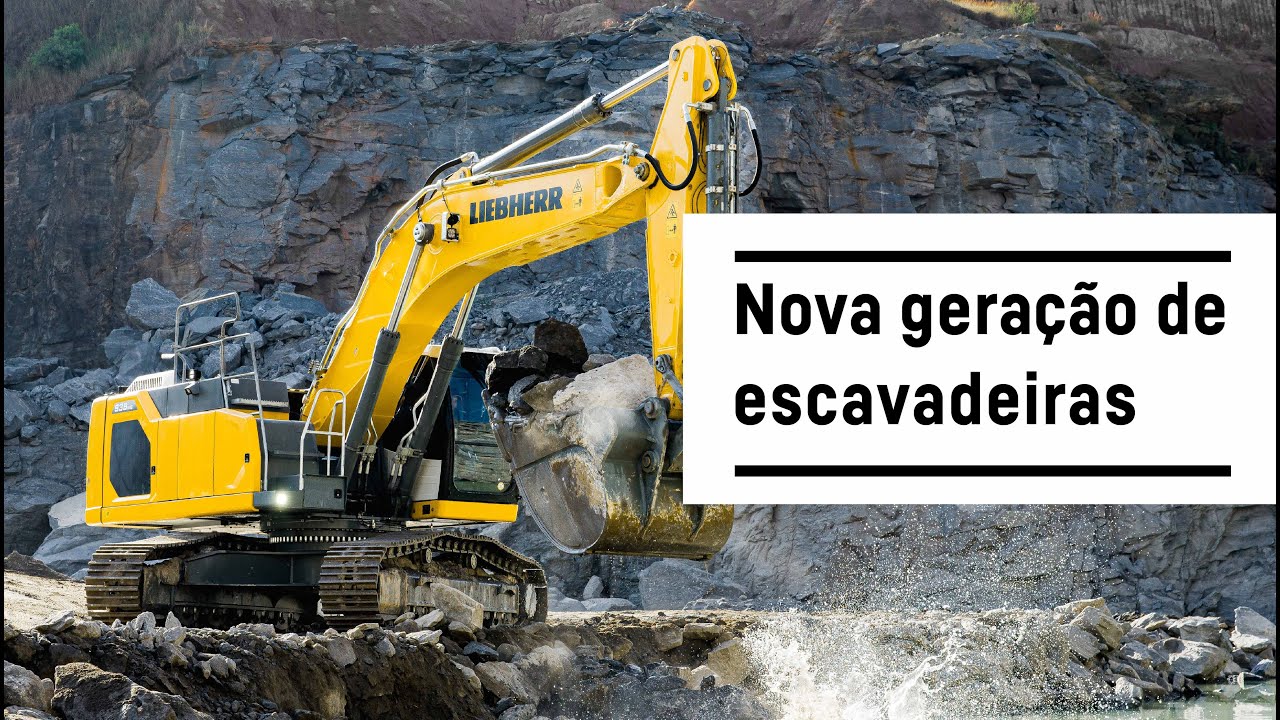 Liebherr - Nova geração de escavadeiras