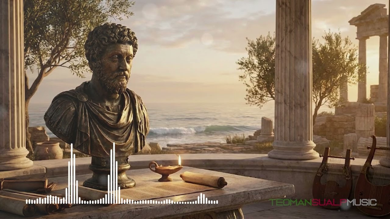 Marcus Aurelius' Study 🏛️ 6 Hours of Stoic Ambient Music | Ancient Lyre & Wind