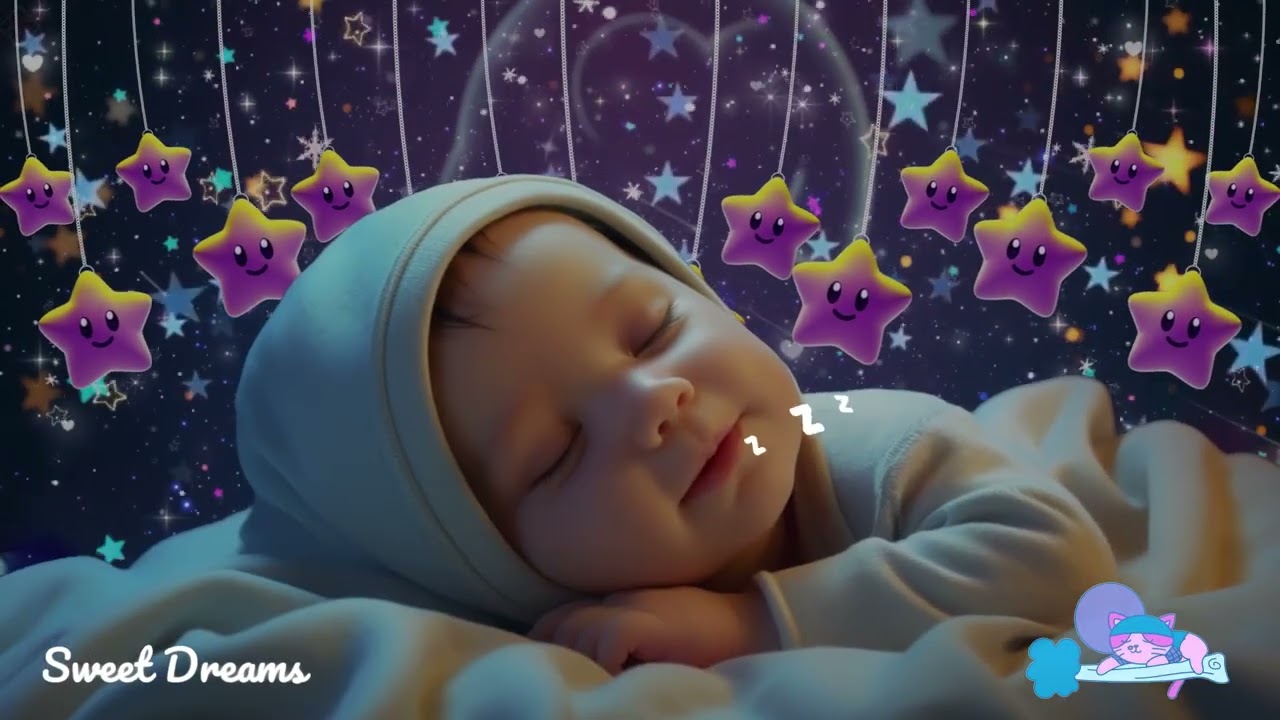 Baby Sleep Music 🌙 Instant Deep Baby Sleep 💫 Beat Insomnia in 3 Minutes 🎵 Mozart & Brahms Lullabies