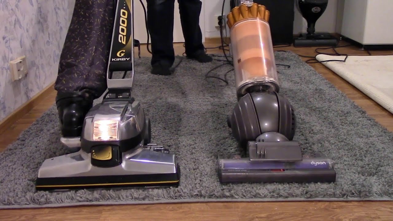 55 cfm vs 121 cfm (Dyson vs Kirby)