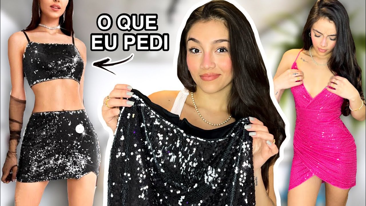 PROVANDO ROUPAS DE FESTA DA SHEIN