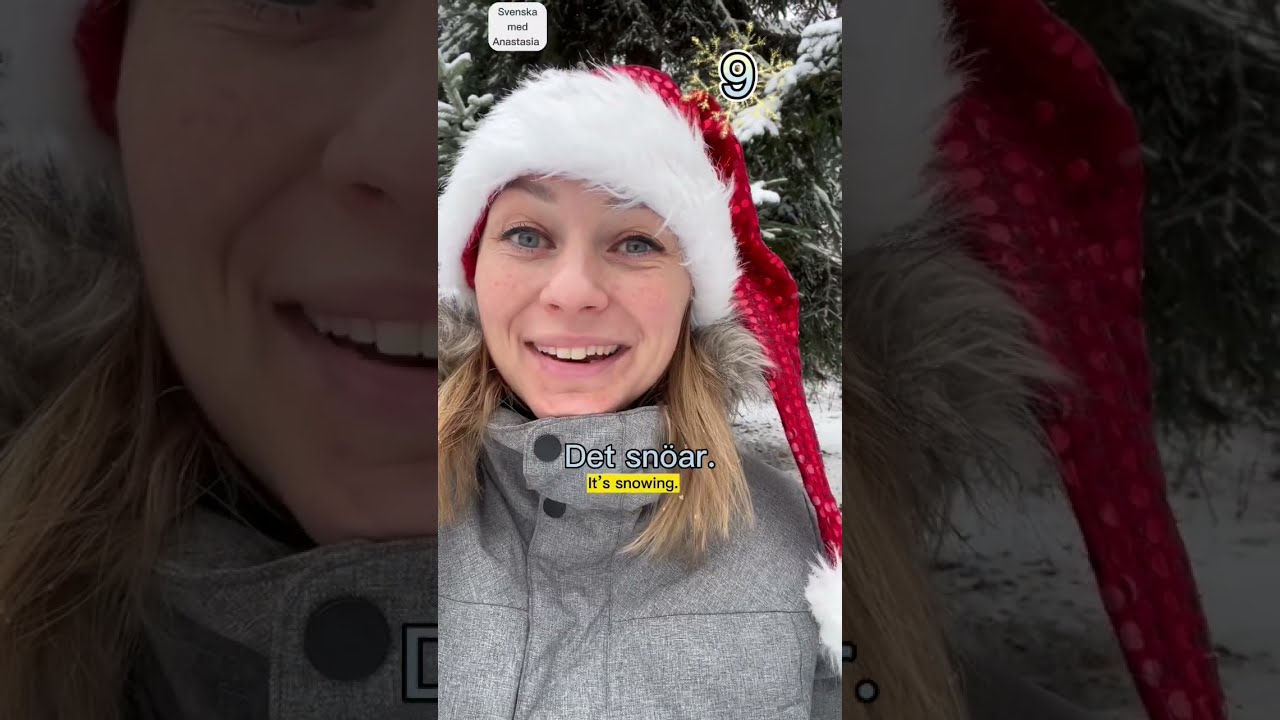 Lucka 9 - julkalender 🎄 #swedishforbeginners #learnswedish #swedish