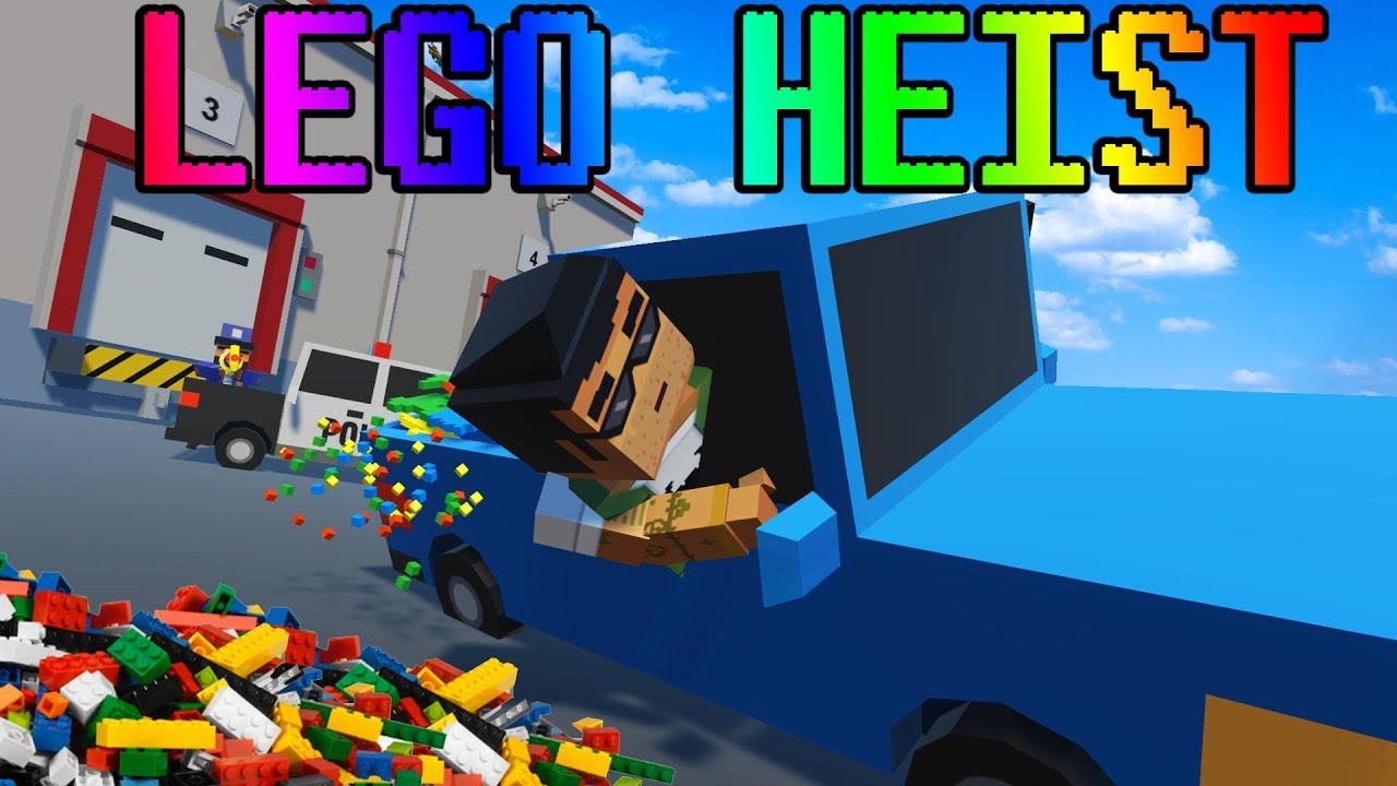 THE GREAT LEGO HEIST! - Tiny Town VR Gameplay - Cops and Robbers Police Chase!