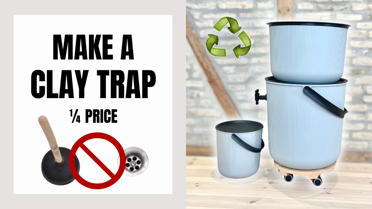 👉 Stop Ruining Your Pipes: DIY Clay Trap for Home Pottery Studios