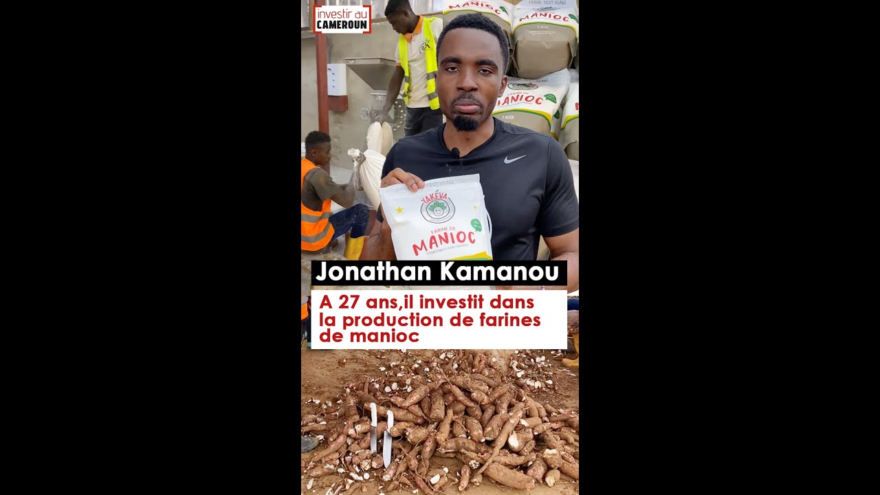 Jonathan Kamanou : Il quitte Wall Street pour produire de la farine de manioc au Cameroun