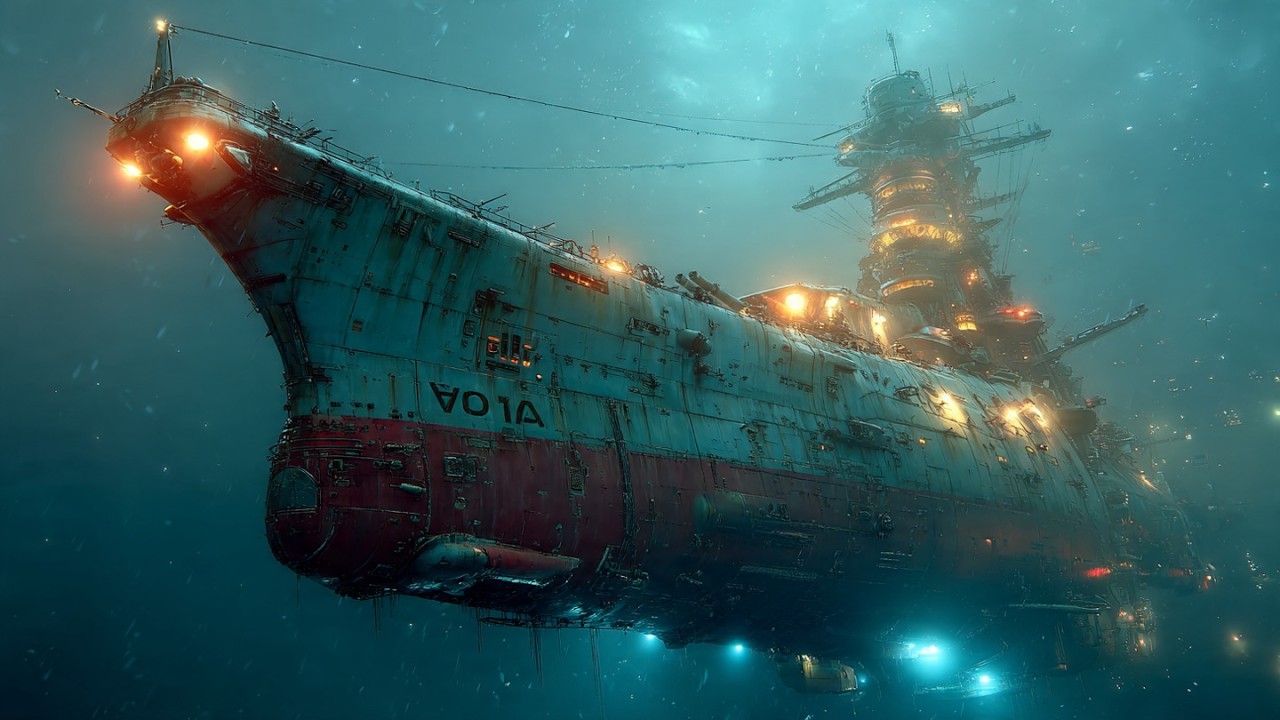 Звёзды замолчали — и там, где не должно было быть ничего, появился человеческий военный корабль