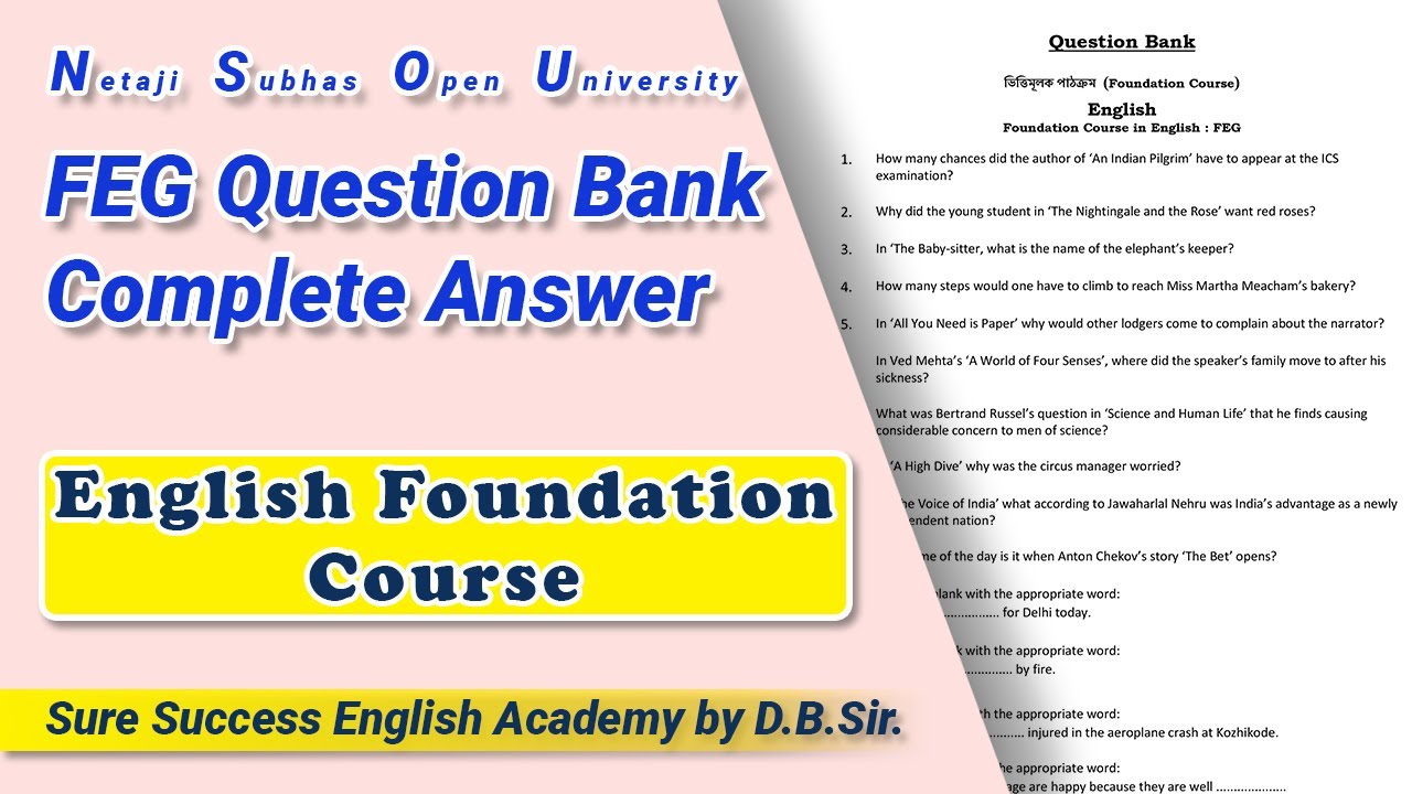 BDP Compulsory English II FEG II BDP II NOSU II 1ST YEAR II