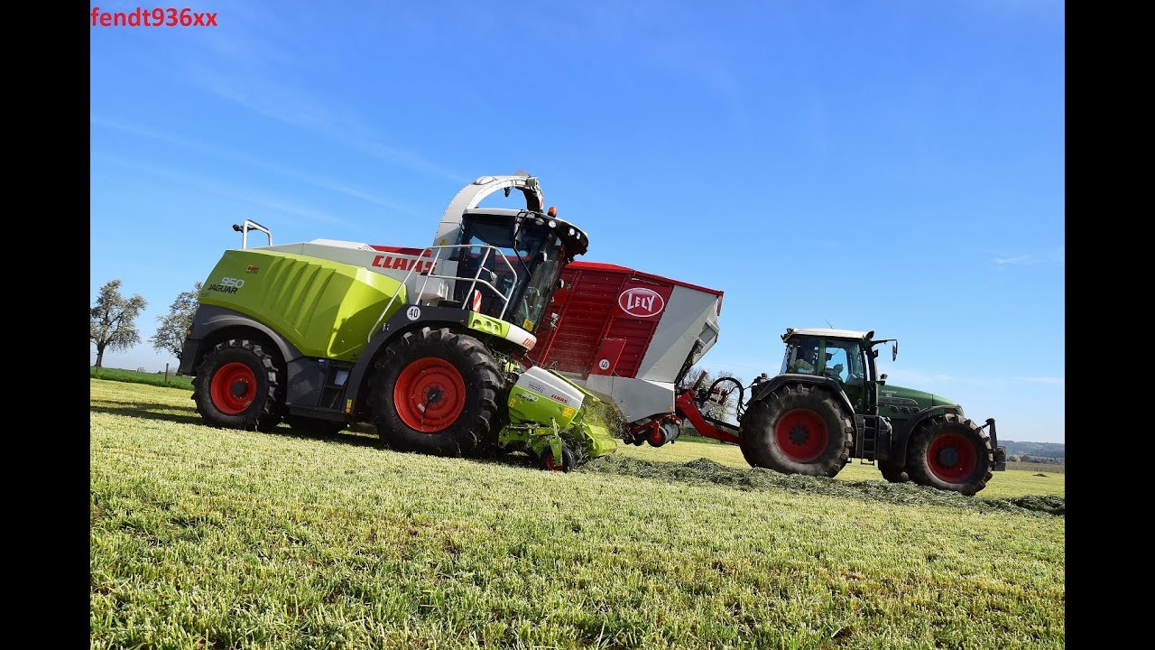 Ensilage d'herbes - Claas jaguar 950 - Fendt 920, 930 & New Lely tigo - Ruwet