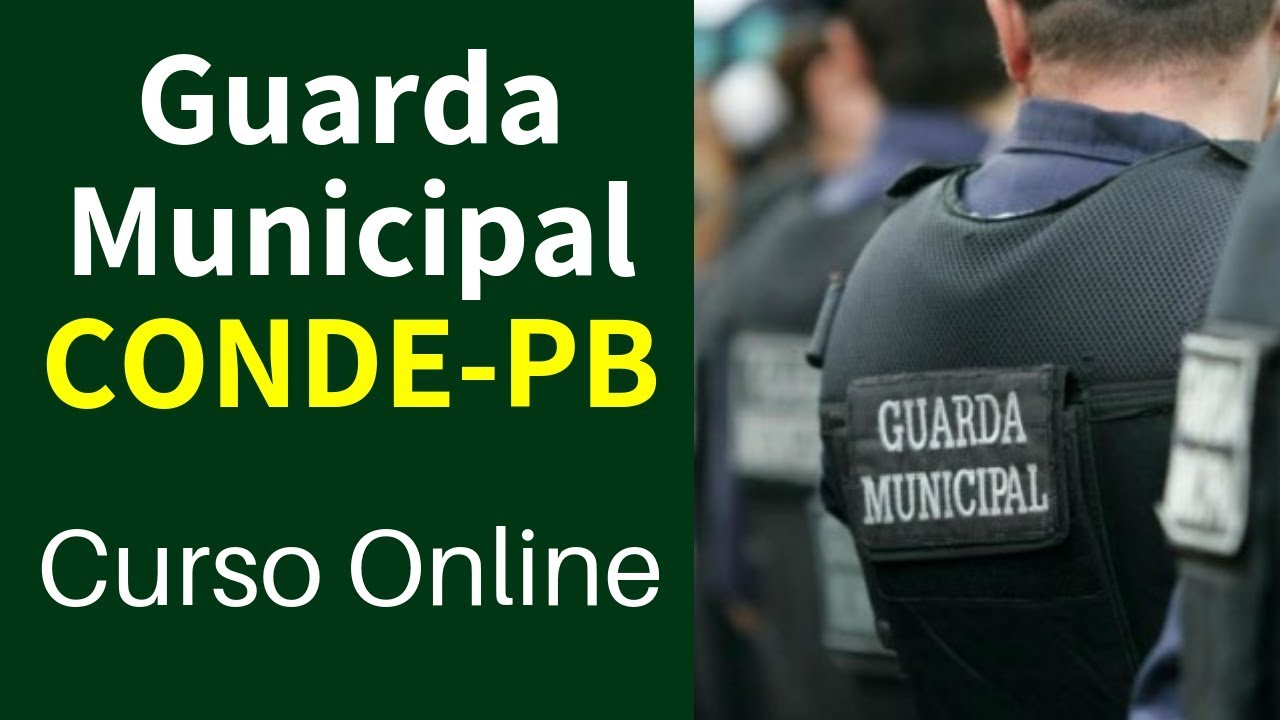 Curso Online -  Guarda Municipal de Conde PB 2019