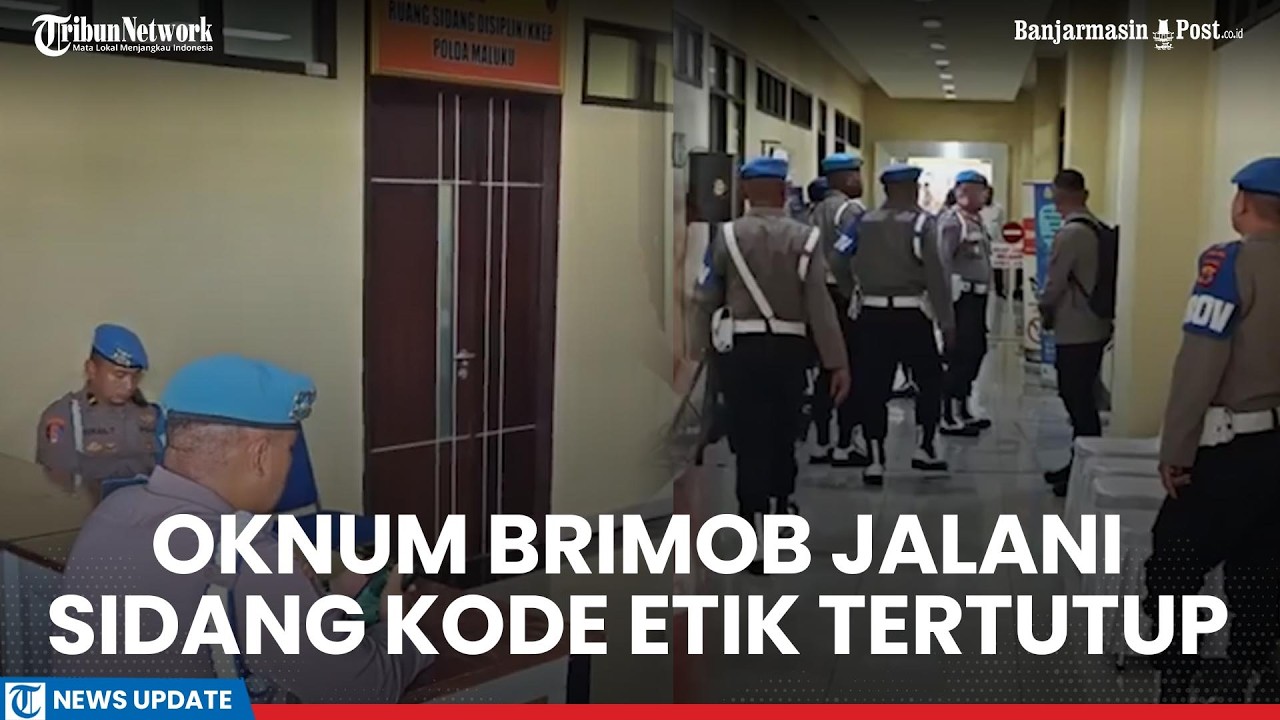 Oknum Brimob Bripda MS Jalani Sidang Kode Etik Tertutup Kasus Dugaan Penganiayaan Siswa hingga Tewas