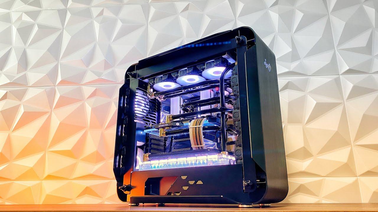 INSANE GOLD $10.000 PC Build Timelapse - InWin 925