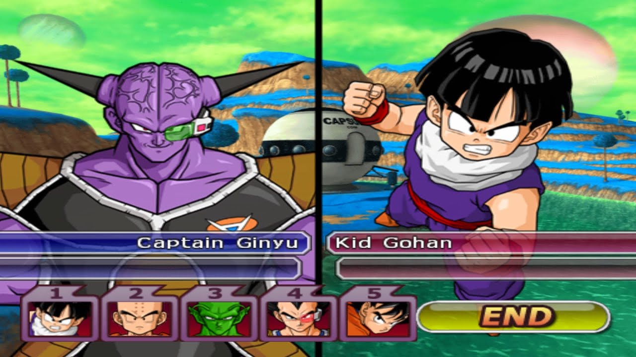 CAPTAIN GINYU VS Z FIGHTERS (COM VS COM) - Dragon Ball Z Budokai Tenkaichi 3