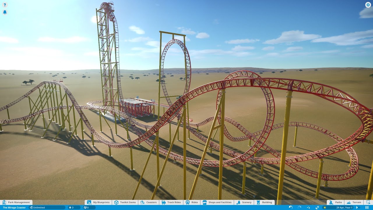 Planet Coaster - The Mirage Coaster (Part 1)