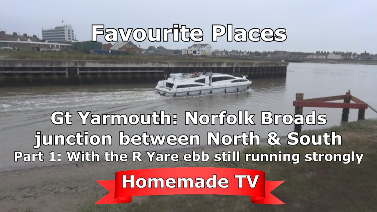 Gt Yarmouth: Broads junction between North & South, Part 1: holiday boaters navigational challenge!