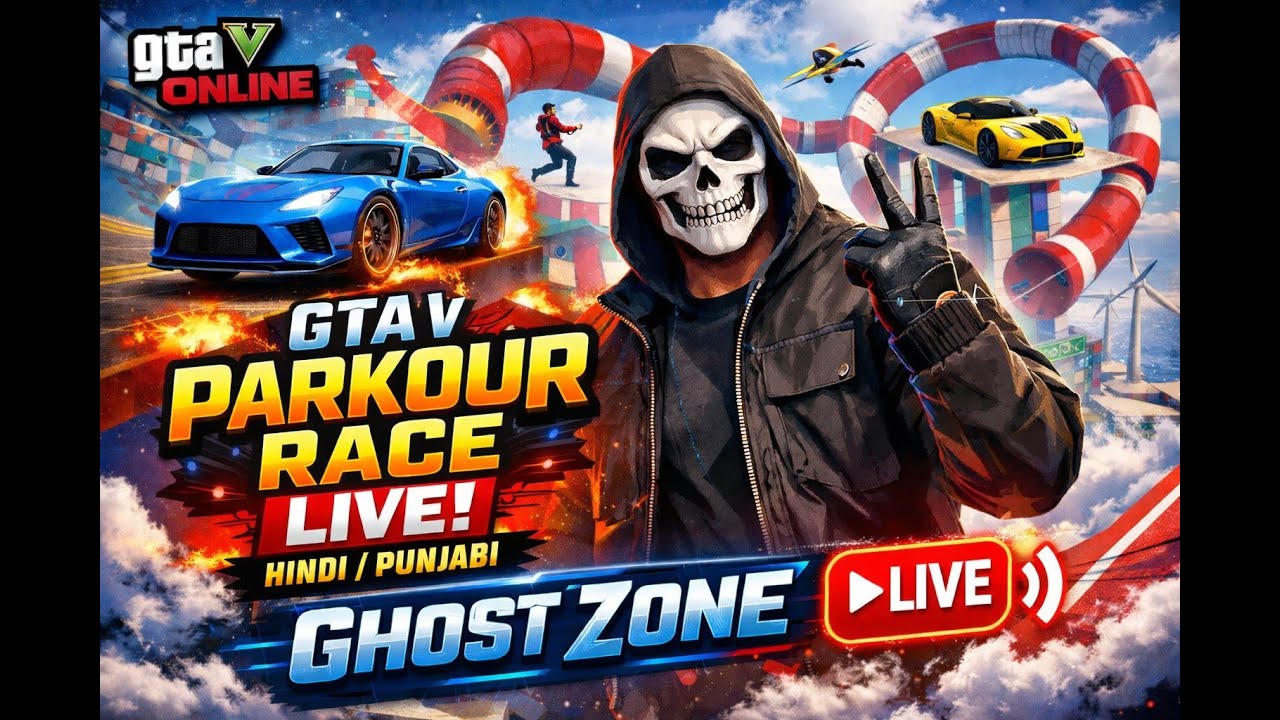 GTA 5 Online LIVE Panjabi Hindi 🎮  Crazy Racing | Indian Stream ghost india punjab