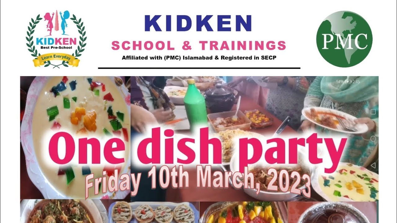 One Dish Party Class PG #onedishmeal #party