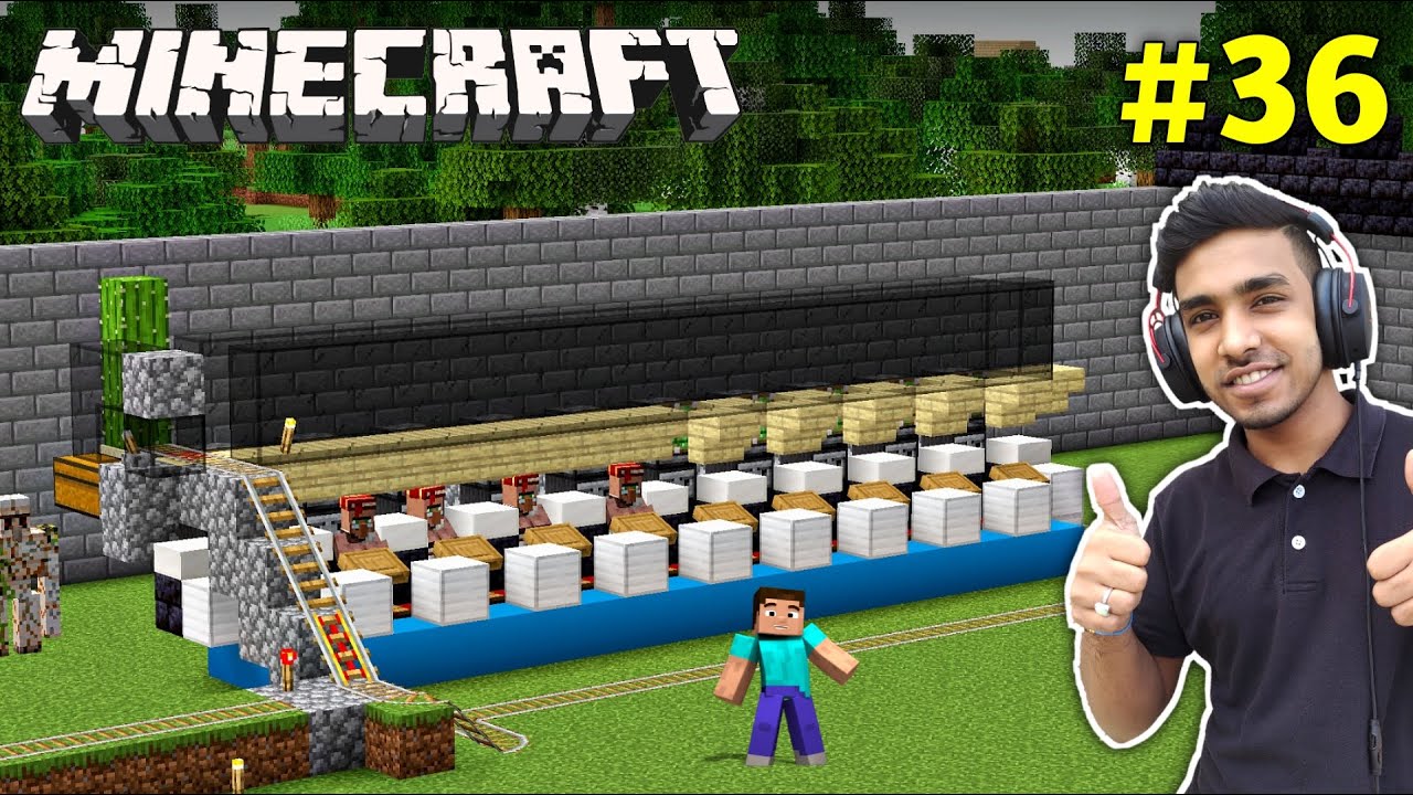 I MADE VILLAGER'S TRADING HALL | MINECRAFT GAMEPLAY #36