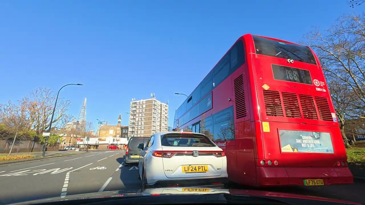A Relaxing Day Drive Around London: Real-Time POV Experience 🌇🚗