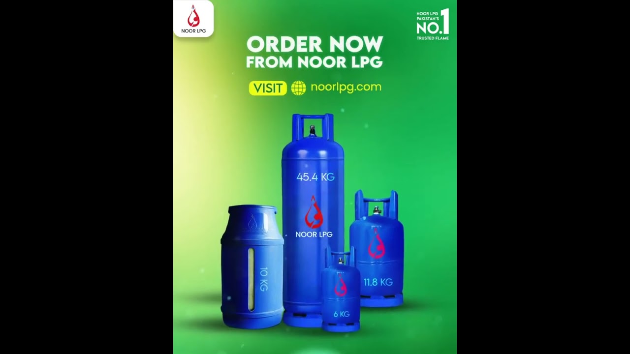NOOR LPG delivers fast, safe & OGRA-certified cylinders