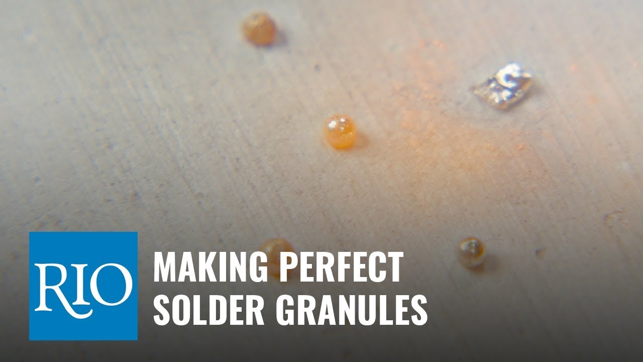Making Perfect Solder Granules