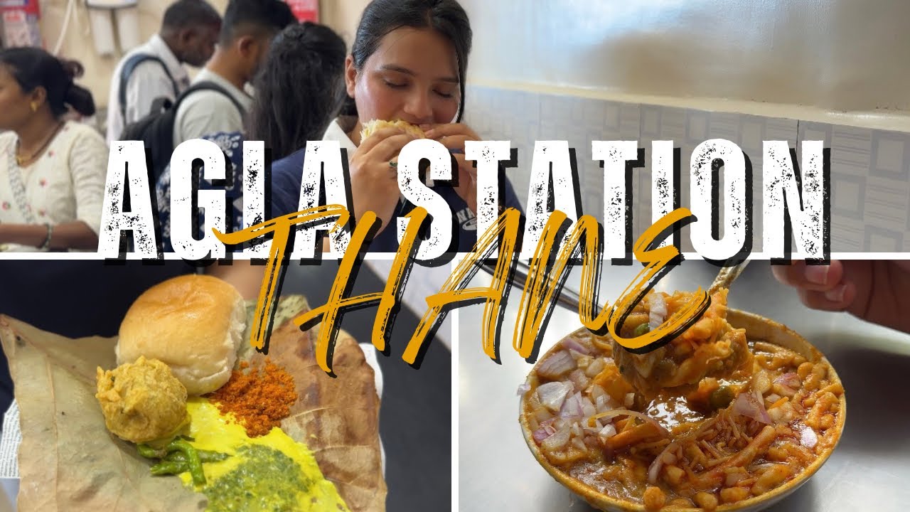 AGLA STATION THANE | TRYING FAMOUS FOOD | VADA PAV | MISAL PAV | NON VEG | CHINESE