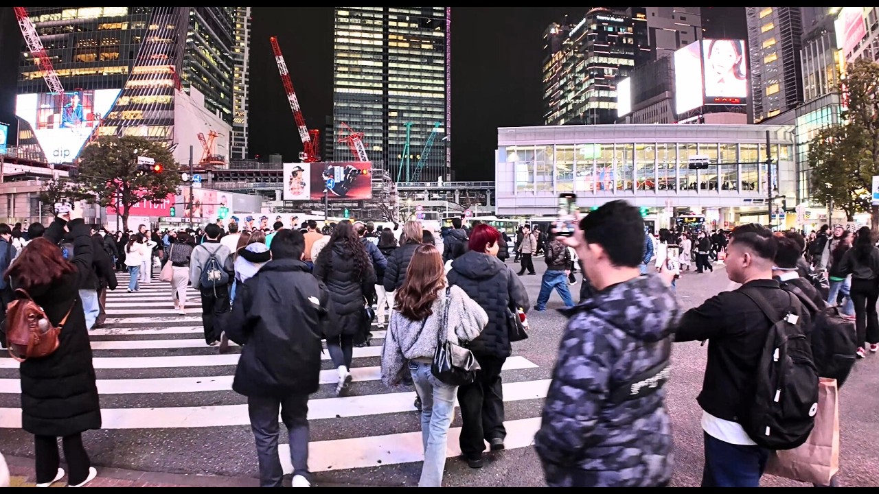 【4K HDR】Tokyo Urban Experience | night walk | ASMR