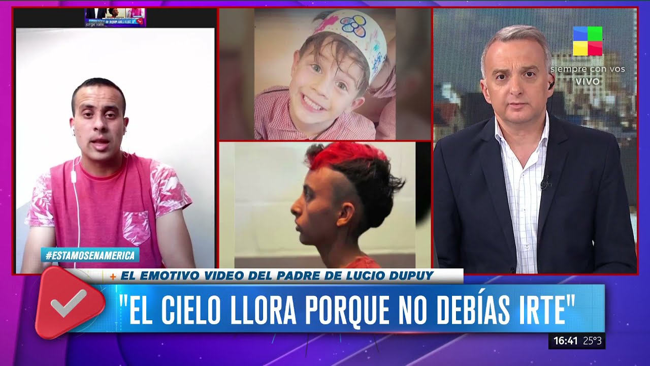 Maxi, tío de crianza de Lucio Dupuy, en #EstamosEnAmérica: 