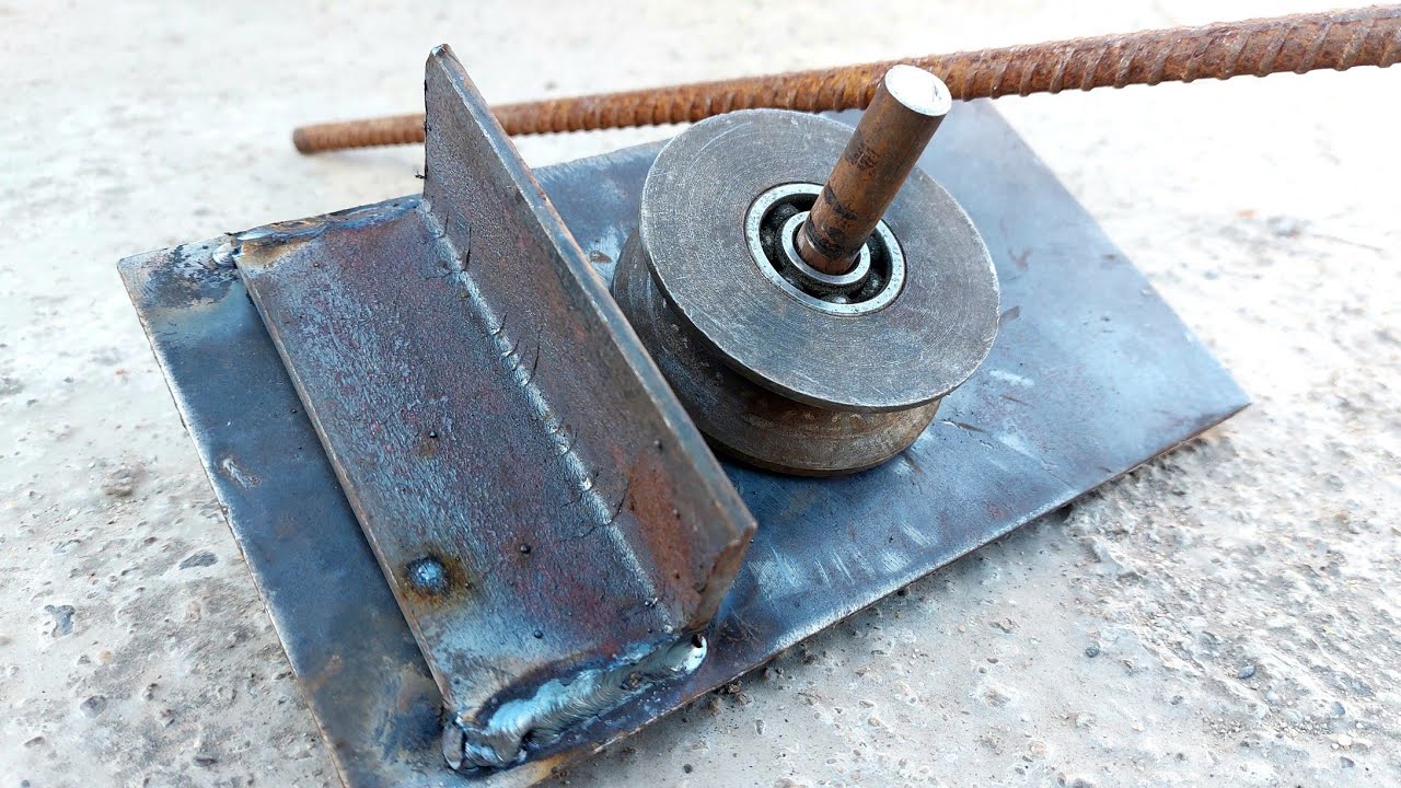 Useful Ideas For Bending Round Bars || Metal Tube Bender