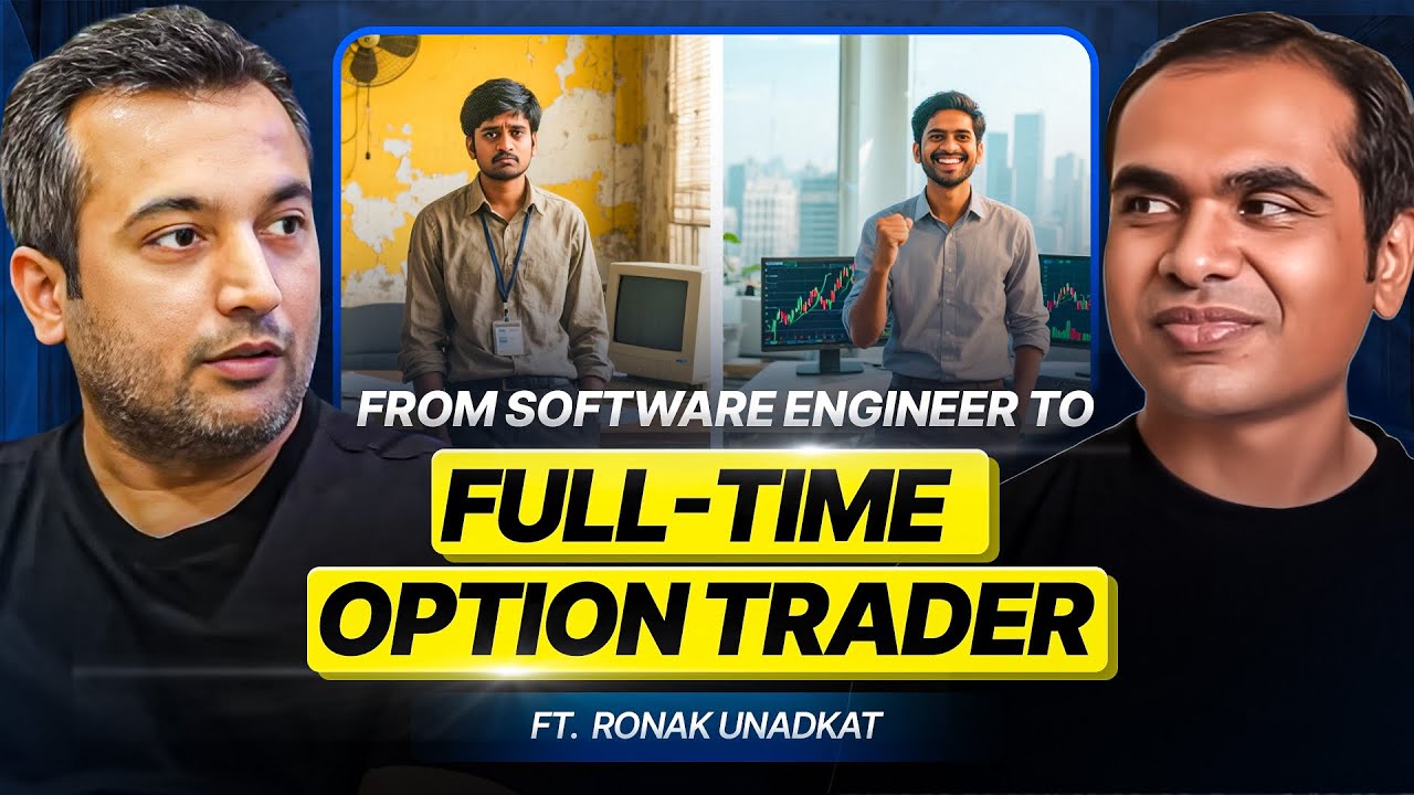 From Software Engineer to Full-Time Option Trader | Ronak Unadkat Trading Journey |MastersInOne-EP60