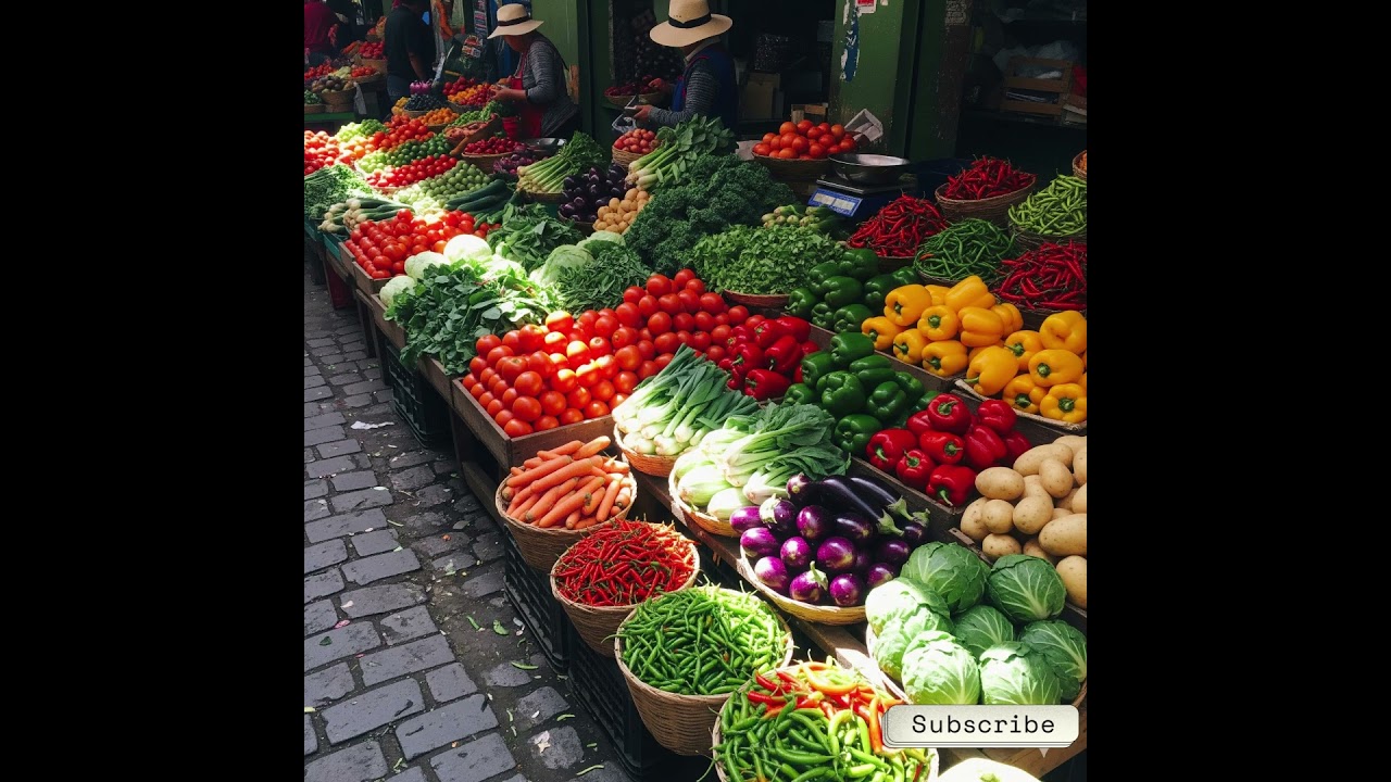 Vegetable Market | Indian Subzi Baazar | Vegetables