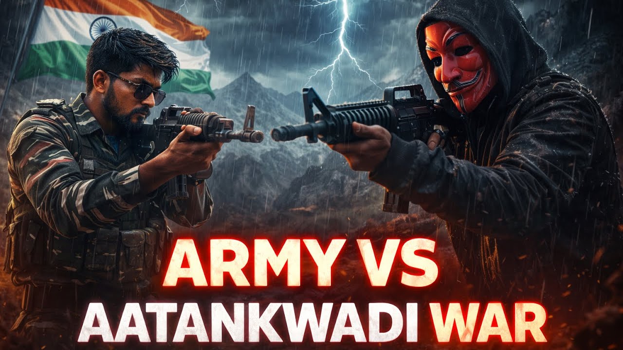 War Begins: Indian Army vs Terrorist Attack 🚨#youtube #video 