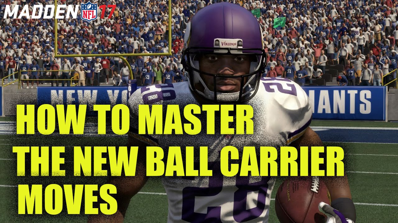 Madden 17-How to master the new ball carrier moves