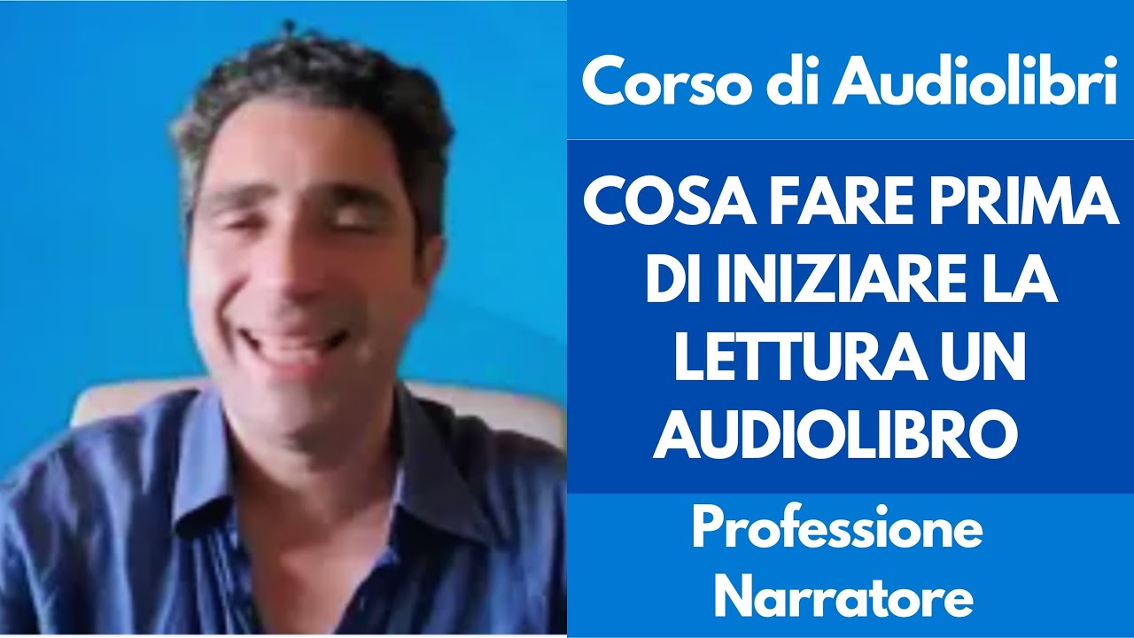 Corso per diventare Lettore di Audiolibri: dizione e lettura espressiva x registrare un audiolibro