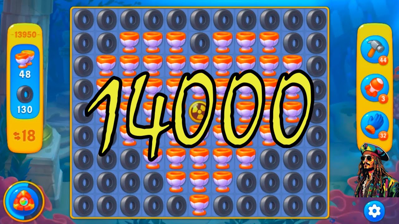 Фишдом. Юбилейный уровень 14000. Игра 2024. Прохождение. Новые уровни.