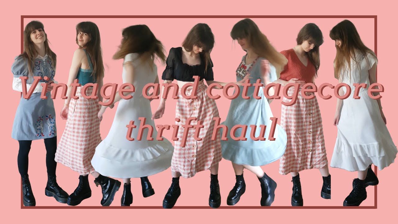 Vintage inspired and cottagecore thrift haul 👗