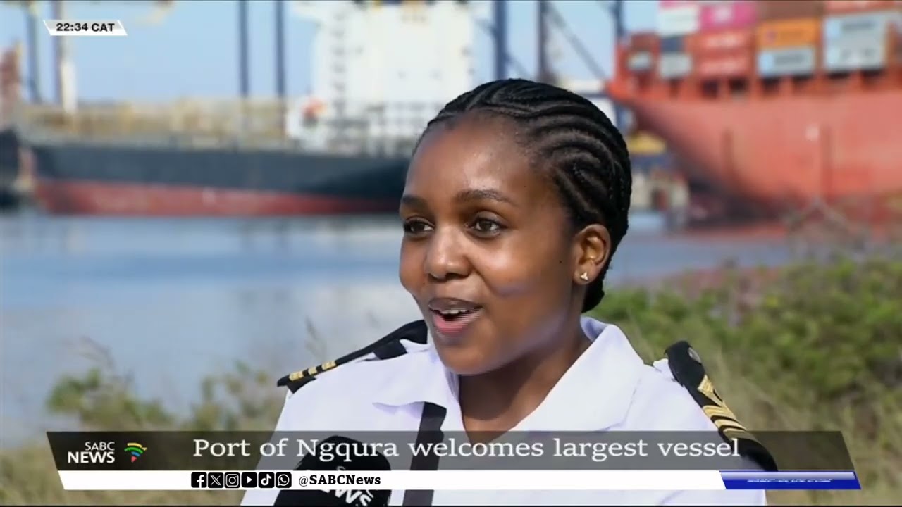 Port of Ngqura welcomes the largest container vessel