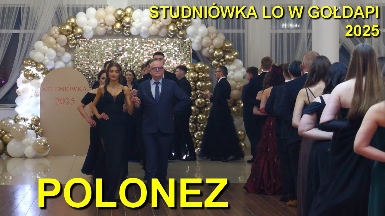 Polonez - studniówka LO w Gołdapi, 2025