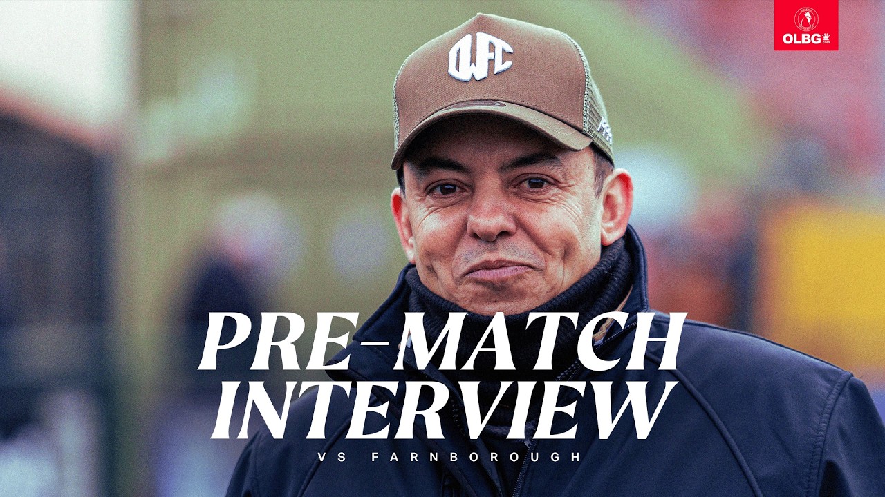 Marc White's Pre-Match Interview | Farnborough (H)