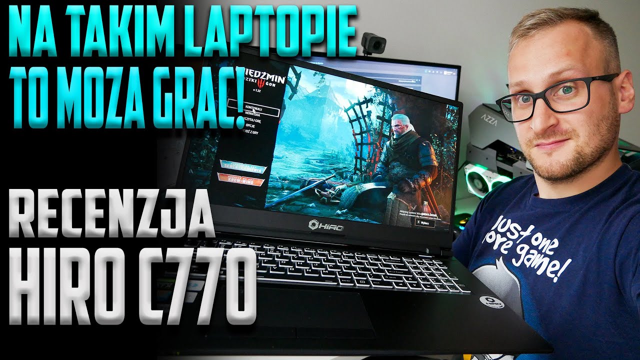 Na takim laptopie to można grać! Hiro C770 recenzja! - #TechTEST 37